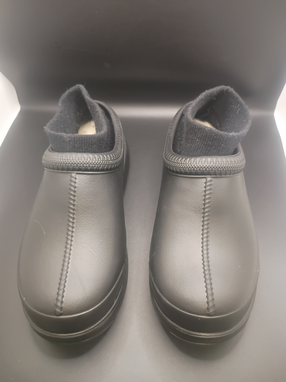 UGG Tasman X BLACK Removable Sock Slip on Clog Shoe Rain Boots Size 9 Women
